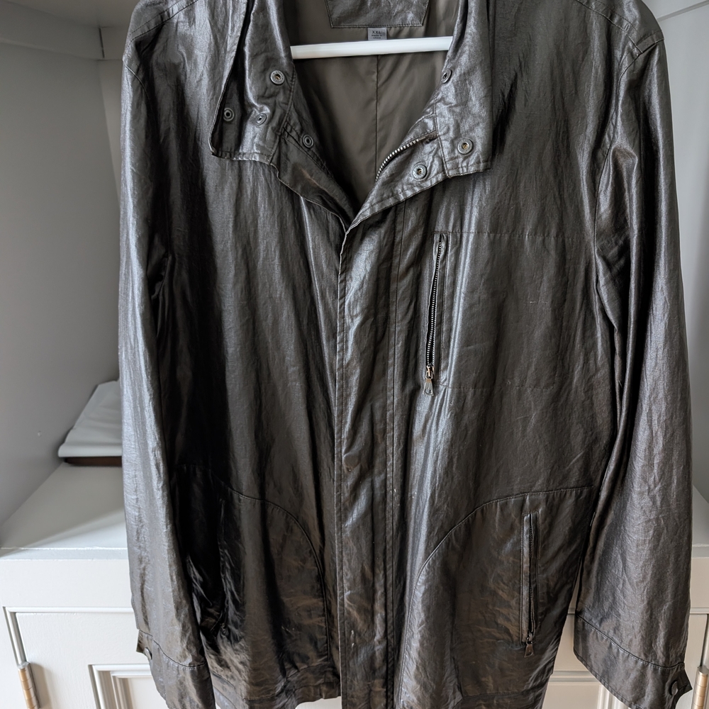 🧨💰💯John Varvatos Charcoal Lightweight XXL men's  Jacket..., gorgeous.